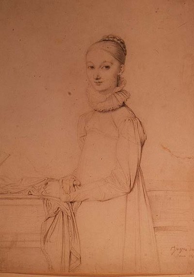 Portret młodej dziewczyny autorstwa Jean Auguste Dominique Ingres