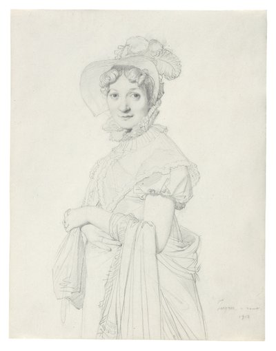 Portret młodej kobiety autorstwa Jean Auguste Dominique Ingres