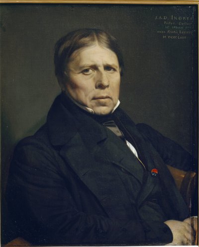 Autoportret ma 78 lat - olej na płótnie autorstwa Jean Auguste Dominique Ingres