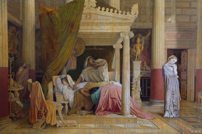 Stratonice lub choroba Antiocha – Jean Auguste Dominique Ingres (1780-1867) autorstwa Jean Auguste Dominique Ingres