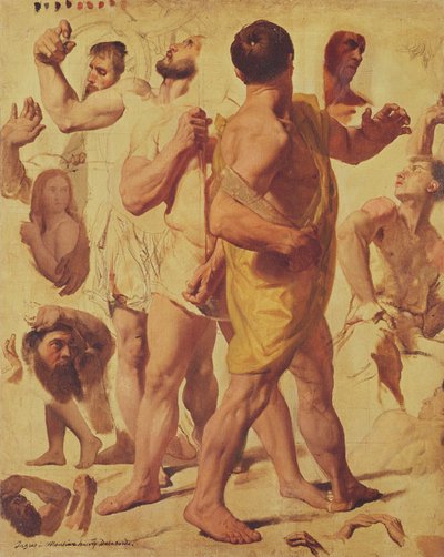 Studia do „Męczeństwa św. Symforiana” (dedykowane Henrykowi Delaborde, francuskiemu artyście i krytykowi sztuki), ok. 1824 autorstwa Jean Auguste Dominique Ingres