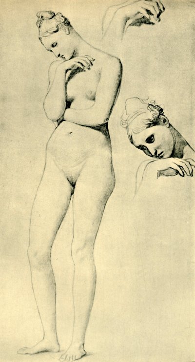 Studia do postaci Stratonice, 1834-1840, 1943. autorstwa Jean Auguste Dominique Ingres