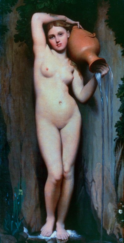 Źródło, 1856 autorstwa Jean Auguste Dominique Ingres