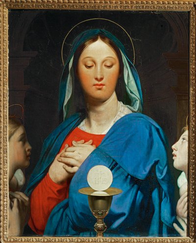 Dziewica z Eucharystią autorstwa Jean Auguste Dominique Ingres