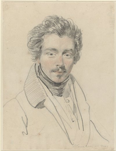 Portret Louisa Meyera autorstwa Jean Augustin Daiwaille