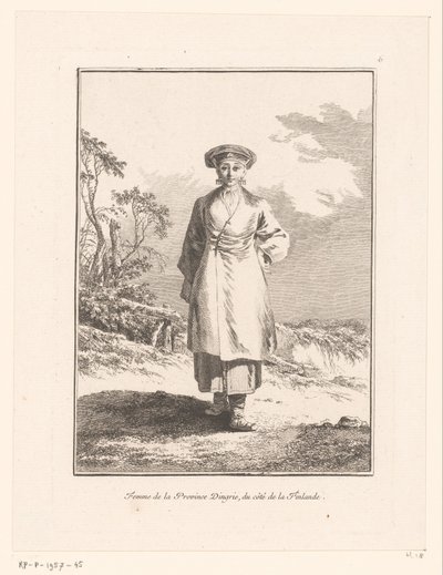 Młoda kobieta z Ingermanlandu (Ingrie) Femme de la Province d
