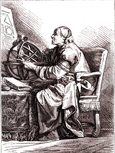 Astronom.1878 (Grawerowanie) autorstwa Jean Baptiste (after) Le Prince