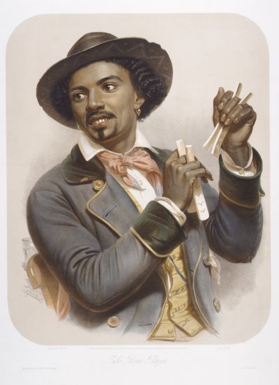 Gracz kości, 1857. autorstwa Jean Baptiste Adolphe Lafosse