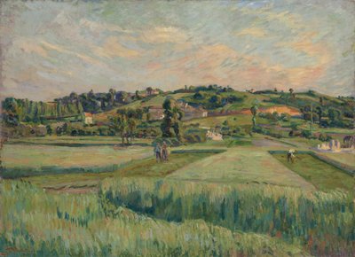 Krajobraz, Ile-de-France, ok. 1885 autorstwa Jean Baptiste Armand Guillaumin