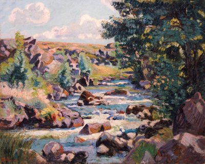 Wieś Pontgibaud, 1893 autorstwa Jean Baptiste Armand Guillaumin