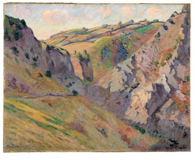 The Caverns of Prunal w pobliżu Pontgibaud (olej na płótnie) autorstwa Jean Baptiste Armand Guillaumin