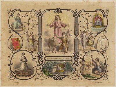 Niech małe dzieci przyjdą do mnie autorstwa Jean Baptiste Auguste Leloir