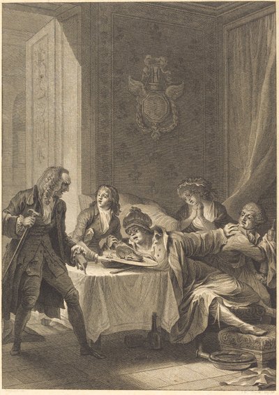 żarłok autorstwa Jean Baptiste Blaise Simonet after Jacques Louis François Touzé