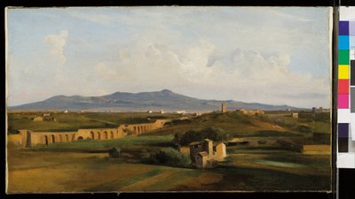 Akwedukt na rzymskiej wsi autorstwa Jean Baptiste Camille Corot