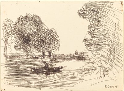 Przewoźnik autorstwa Jean Baptiste Camille Corot