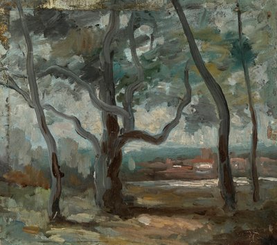 Wielkie Drzewo (do studium) autorstwa Jean Baptiste Camille Corot