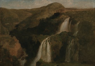 Wodospady Tivoli autorstwa Jean Baptiste Camille Corot