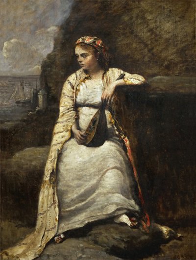 Haydee autorstwa Jean Baptiste Camille Corot