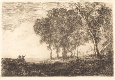 Włoski krajobraz autorstwa Jean Baptiste Camille Corot