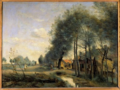 La route de Sin le Noble, w pobliżu Douai Obraz Camille