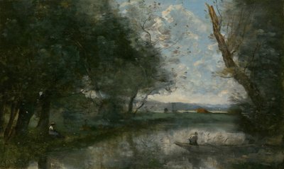 Krajobraz, 186570. autorstwa Jean Baptiste Camille Corot
