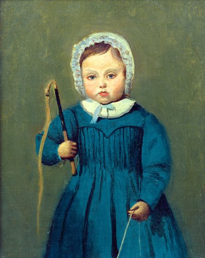 Louis Robert (1841-77) c.1843-44 autorstwa Jean Baptiste Camille Corot