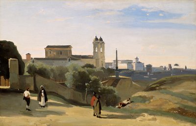 Monte Pincio, Rzym autorstwa Jean-Baptiste-Camille Corot