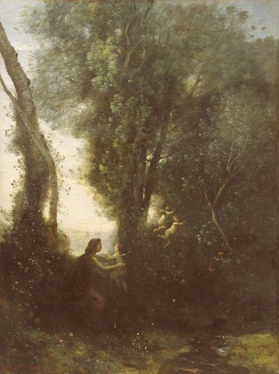 Rano 1865 autorstwa Jean Baptiste Camille Corot
