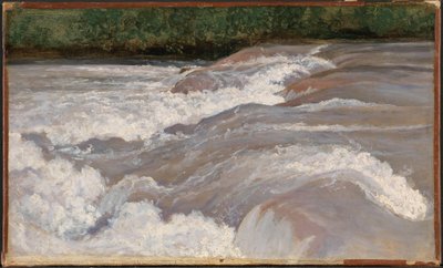 Norweski Bokmål:  Elvestryk, Velino The Velino Above the Cascade of Terni autorstwa Jean Baptiste Camille Corot