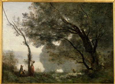Pamięć o Mortefontaine. Obraz Camille Corot (1796-1875) autorstwa Jean Baptiste Camille Corot