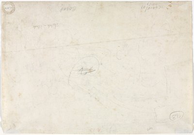 Szkic do krajobrazu (verso) autorstwa Jean Baptiste Camille Corot