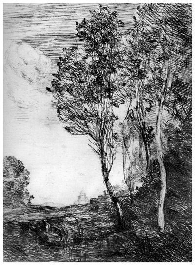 Pamiątka dItalie, c1815-1865, 1924 autorstwa Jean Baptiste Camille Corot