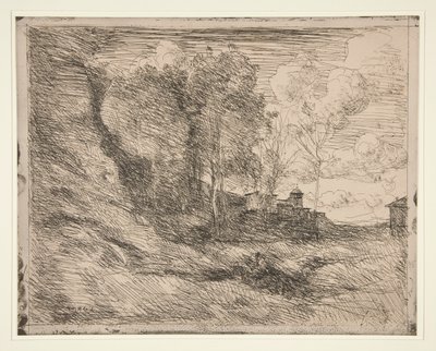 pamięć o autorstwa Jean Baptiste Camille Corot