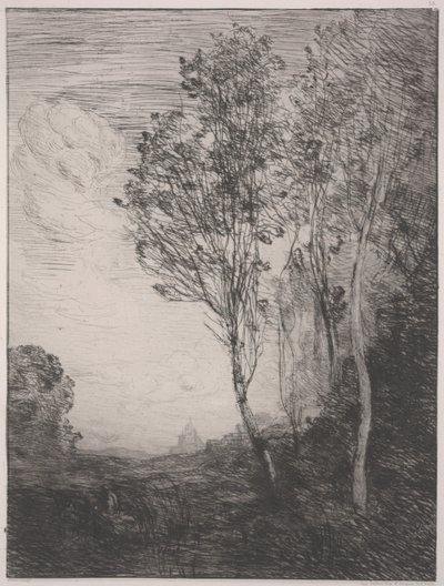 Pamiątka Włoch autorstwa Jean Baptiste Camille Corot