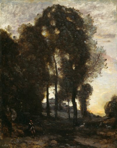 Pamiątka z Włoch autorstwa Jean Baptiste Camille Corot