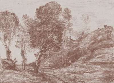 Pamiątka Włoch, 1871. autorstwa Jean Baptiste Camille Corot
