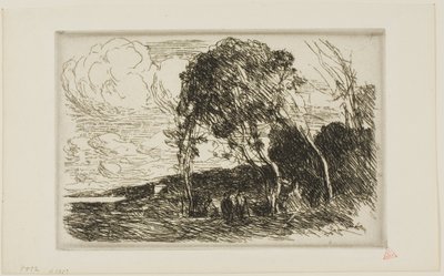 Pamiątka Fortyfikacji Douai autorstwa Jean Baptiste Camille Corot