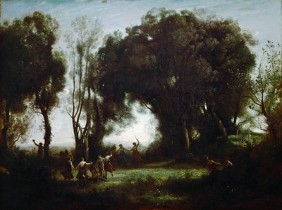 Taniec Nimf autorstwa Jean Baptiste Camille Corot