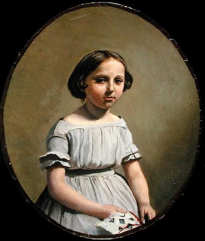 Najstarsza córka M. Edouarda Delalaina (pani de Graet) ok. 1845-50 (olej na płótnie) autorstwa Jean Baptiste Camille Corot