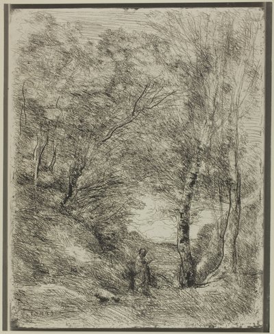 Ogrody Horacego autorstwa Jean Baptiste Camille Corot
