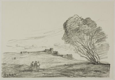 Odosobniony fort autorstwa Jean-Baptiste-Camille Corot