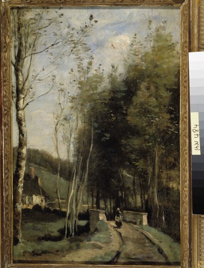 Mały Most (olej na płótnie) autorstwa Jean Baptiste Camille Corot