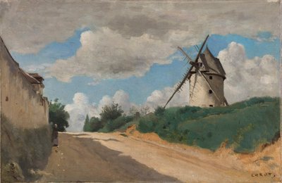Wiatrak, ok. 1835-1840. autorstwa Jean Baptiste Camille Corot