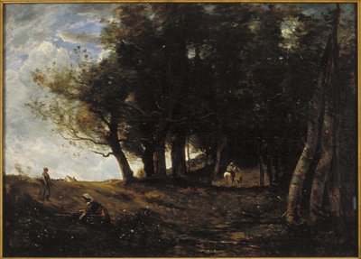 „Zbieracze drewna”, 1875. autorstwa Jean Baptiste Camille Corot
