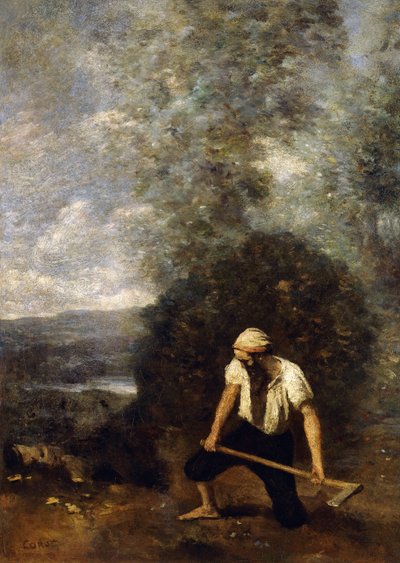 Leśniczy, autorstwa Jean Baptiste Camille Corot