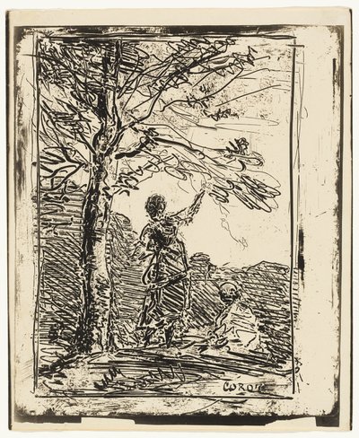 Młoda Panna i Śmierć autorstwa Jean Baptiste Camille Corot