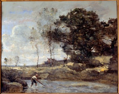 Winda netto. Obraz Camille Corot (1796-1875) autorstwa Jean Baptiste Camille Corot