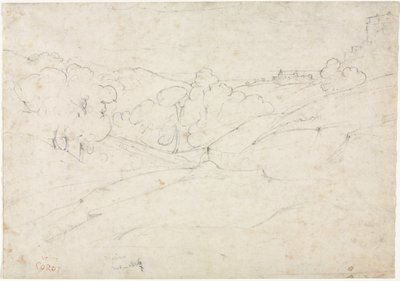 Widok Marino (prosto) autorstwa Jean Baptiste Camille Corot