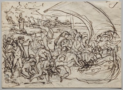 Charon i dusze umarłych autorstwa Jean Baptiste Carpeaux
