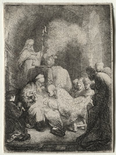 Obrzezanie: mały talerz autorstwa Jean Baptiste Carpeaux